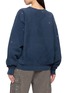 Back View - Click To Enlarge - SUNDAYFRUITMARKET - No.3 Floral Embroidered Paint Splatter Sweatshirt