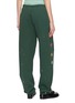 Back View - Click To Enlarge - SUNDAYFRUITMARKET - No.7 Champion Floral Embroidered Paint Splatter Sweatpants