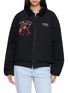 SUNDAYFRUITMARKET Cowboy Embroidered Upcycled Zip Up Jacket