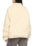 Back View - Click To Enlarge - SUNDAYFRUITMARKET - Square Apple Logo Paint Splatter Washed Jacket