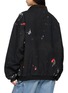 Back View - Click To Enlarge - SUNDAYFRUITMARKET - Embroidered Upcycled Button Up Jacket