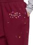  - SUNDAYFRUITMARKET - Floral Embroidered Upcycled Sweatpants