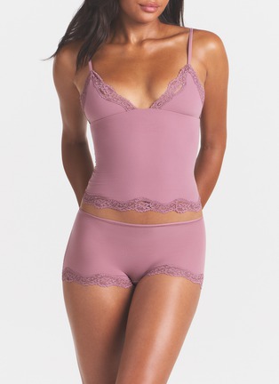 Figure View - Click To Enlarge - SKIMS - Fits Everybody Lace Cami Boyshort Set