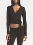 Figure View - Click To Enlarge - SKIMS - Essential Knit Wrap Sweater