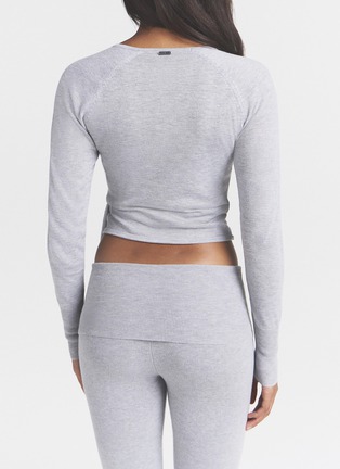 Front View - Click To Enlarge - SKIMS - Essential Knit Wrap Sweater
