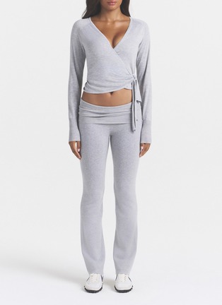 Figure View - Click To Enlarge - SKIMS - Essential Knit Wrap Sweater