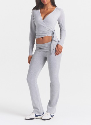 Back View - Click To Enlarge - SKIMS - Essential Knit Foldover Pants