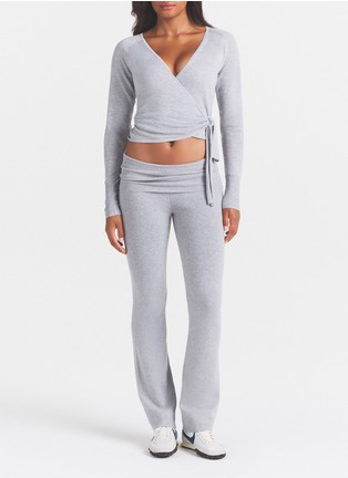 Figure View - Click To Enlarge - SKIMS - Essential Knit Foldover Pants