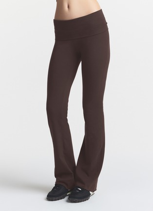 Figure View - Click To Enlarge - SKIMS - Cotton Jersey Foldover Pants