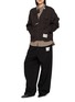 Figure View - Click To Enlarge - MIHARA YASUHIRO - X PINK HOUSE Bear Appliqué Cable Knit Cardigan