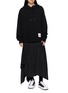 MIHARA YASUHIRO Combined Hoodie Maxi Dress