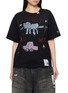 MIHARA YASUHIRO Kids Doodle Print Cotton T-Shirt