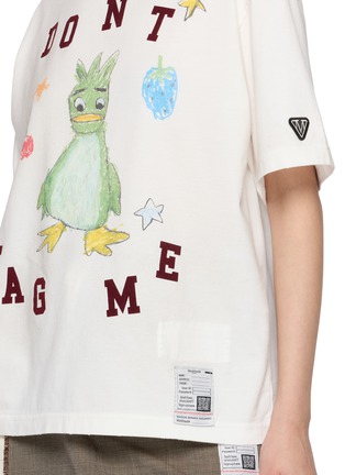  - MIHARA YASUHIRO - Leon Doodle Print Cotton T-Shirt