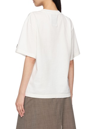 Back View - Click To Enlarge - MIHARA YASUHIRO - Leon Doodle Print Cotton T-Shirt