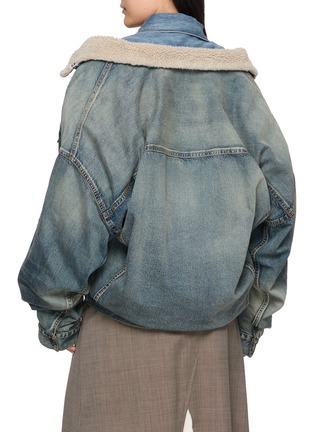 Back View - Click To Enlarge - MIHARA YASUHIRO - Layered Denim Jacket