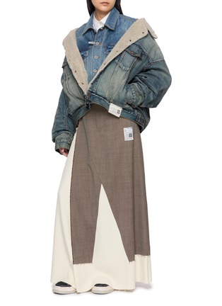 Figure View - Click To Enlarge - MIHARA YASUHIRO - Layered Denim Jacket