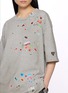  - MIHARA YASUHIRO - Kids Sticker Distressed Cotton T-Shirt