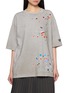 MIHARA YASUHIRO Kids Sticker Distressed Cotton T-Shirt