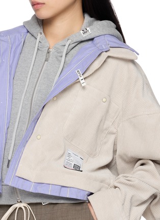  - MIHARA YASUHIRO - Cropped Triple Layered Shirt