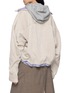 Back View - Click To Enlarge - MIHARA YASUHIRO - Cropped Triple Layered Shirt