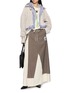 Figure View - Click To Enlarge - MIHARA YASUHIRO - Cropped Triple Layered Shirt
