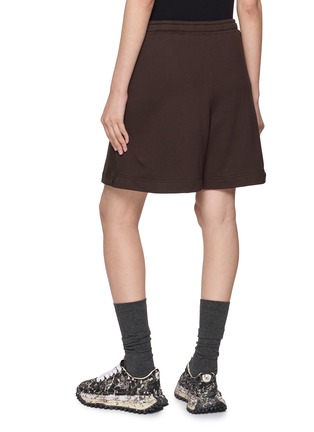 Back View - Click To Enlarge - MIHARA YASUHIRO - Coated Combined Skirt Pants