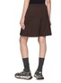 Back View - Click To Enlarge - MIHARA YASUHIRO - Coated Combined Skirt Pants