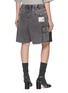 Back View - Click To Enlarge - MIHARA YASUHIRO - Pleated Panel Cotton Cargo Shorts