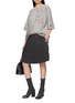 Figure View - Click To Enlarge - MIHARA YASUHIRO - Pleated Panel Cotton Cargo Shorts