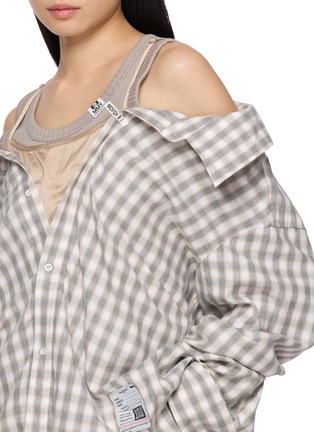  - MIHARA YASUHIRO - Triple Layered Chequered Shirt