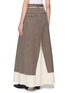 Back View - Click To Enlarge - MIHARA YASUHIRO - Layered Wool Pants Skirt