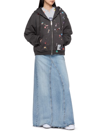 Figure View - Click To Enlarge - MIHARA YASUHIRO - Kids Sticker Oversized Hoodie