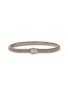 JOHN HARDY Icon 14K Rose Gold Diamond Bracelet — Size UM