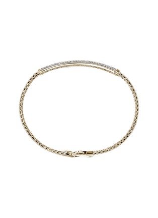 Detail View - Click To Enlarge - JOHN HARDY - JH Essentials 14K Gold Diamond Pavé Bracelet — Size UM