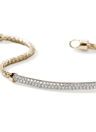  - JOHN HARDY - JH Essentials 14K Gold Diamond Pavé Bracelet — Size UM