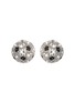 DOSIS G6C OUTLAST 03 Black Diamond Topaz Sterling Silver Stud Earrings