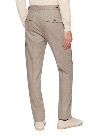Back View - Click To Enlarge - INCOTEX - Straight Leg Cargo Pants