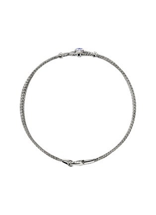 Detail View - Click To Enlarge - JOHN HARDY - Icon Sterling Silver Tanzanite Diamond Bracelet — Size UM