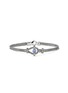 JOHN HARDY Icon Sterling Silver Tanzanite Diamond Bracelet — Size UM
