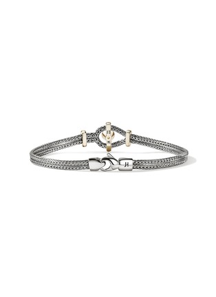 Detail View - Click To Enlarge - JOHN HARDY - Icon 14K Gold Sterling Silver Citrine Bracelet — Size US