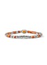 Detail View - Click To Enlarge - JOHN HARDY - Heishi Sterling Silver Orange Citrine Beaded Bracelet — Size UM