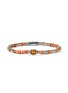 JOHN HARDY Heishi Sterling Silver Orange Citrine Beaded Bracelet — Size UM