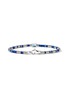 Detail View - Click To Enlarge - JOHN HARDY - Heishi Sterling Silver Swiss Blue Topaz Beaded Bracelet — Size UXS