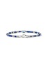 Detail View - Click To Enlarge - JOHN HARDY - Heishi Sterling Silver Swiss Blue Topaz Beaded Bracelet — Size UM