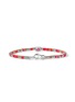 Detail View - Click To Enlarge - JOHN HARDY - Heishi Sterling Silver Rhodolite Beaded Bracelet — Size US