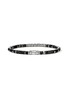 Detail View - Click To Enlarge - JOHN HARDY - Heishi Sterling Silver Matte Treated Black Onyx Hematite Bracelet — Size UL