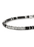  - JOHN HARDY - Heishi Sterling Silver Matte Treated Black Onyx Hematite Bracelet — Size UL