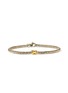 JOHN HARDY Heishi 14K Gold Citrine Rondel Bracelet — Size UM