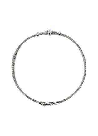 Detail View - Click To Enlarge - JOHN HARDY - Icon Sterling Silver Tanzanite Diamond Bracelet — Size US