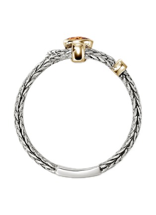 Detail View - Click To Enlarge - JOHN HARDY - Icon 14K Gold Sterling Silver Ring — Size 7